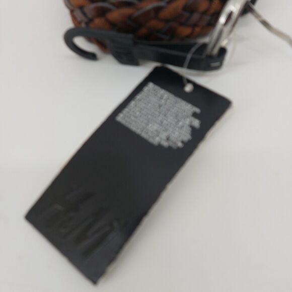 H&M Braided Woven & Faux Leather Ribbon Made in Italy Size Small Medium Fashion - Picture 3 of 11